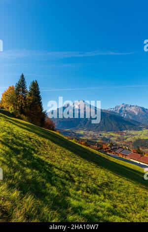 Obersalzbergbahn, Berchtesgaden, haute-Bavière, Sud de l'Allemagne, Europe Banque D'Images