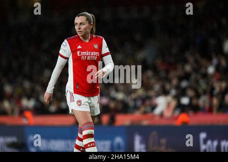 Londres, Royaume-Uni.09th décembre 2021.Noelle Maritz (Arsenal 16) en action au match C de l'UEFA Womens Champions League entre Arsenal et Barcelone au stade Emirates de Londres, en Angleterre.Liam Asman/SPP crédit: SPP Sport presse photo./Alamy Live News Banque D'Images