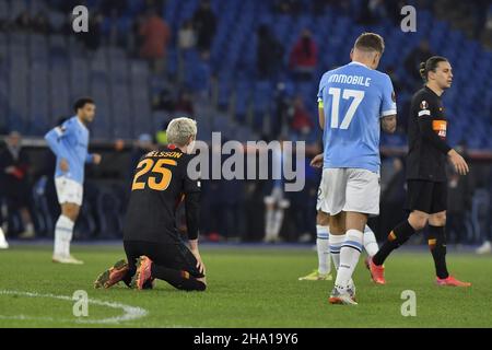 Rome, Italie.09th décembre 2021.Nelson de Galatasaray lors du match de l'UEFA Europa League groupe E entre Lazio Roma et Galatasaray Aş au Stadio Olimpico le 9th décembre 2021 à Rome, Italie.Crédit : Live Media Publishing Group/Alay Live News Banque D'Images