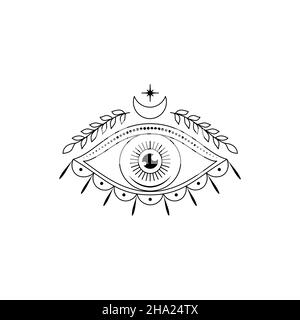 All-seeing eye Illustration de Vecteur