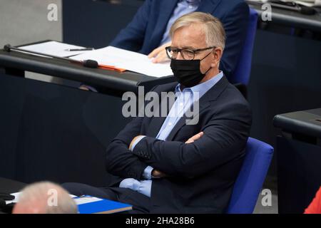 Berlin, Allemagne.09th décembre 2021.Dietmar BARTSCH, die Linke, 6th session plénière du Bundestag allemand, Bundestag allemand à Berlin, Allemagne le 09 décembre 2021 crédit: dpa/Alay Live News Banque D'Images