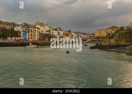 Port de pêche de Tapia de Casariego dans les Asturies. Banque D'Images