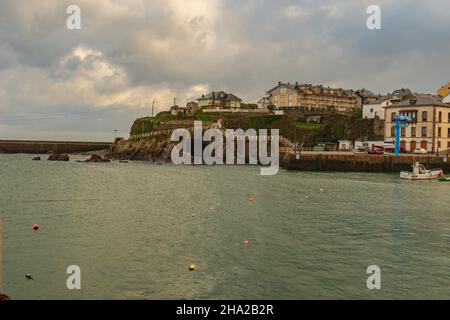 Port de pêche de Tapia de Casariego dans les Asturies. Banque D'Images