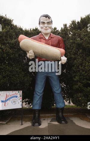 Atlanta, il, États-Unis le Paul Bunyan silencieux Man Banque D'Images