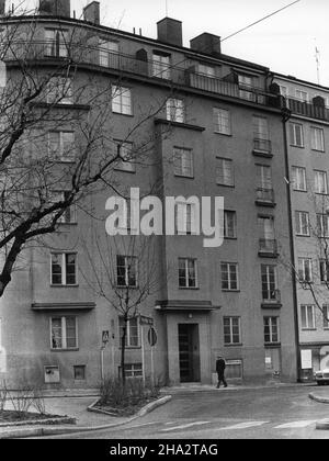 NORBERT KRÖSCHER était un terroriste allemand et membre de J2M.il a été fortement associé à la fraction de l'Armée rouge.1976 il a été prévu d'enlever le politicien suédois Anna-Greta Leijon le plan connu sous le nom d'opération Leo.le bâtiment de Söder où Leijon a été planté pour être caché dans la boîte Banque D'Images