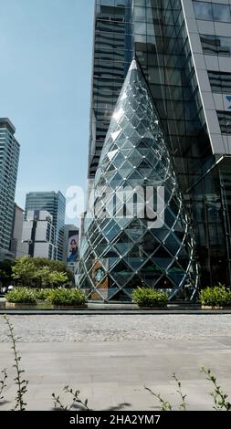 Décorations de Noël au centre commercial IconSiam Bangkok Thaïlande Banque D'Images