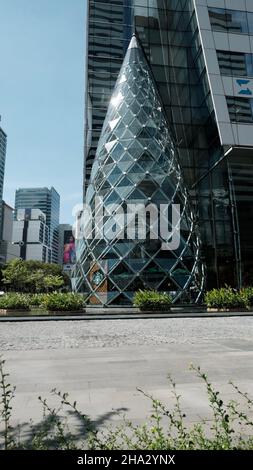 Décorations de Noël au centre commercial IconSiam Bangkok Thaïlande Banque D'Images