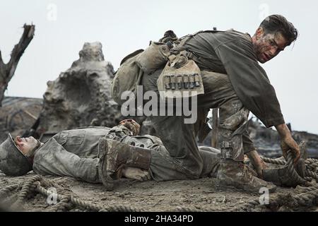 Hacksaw Ridge année : 2016 États-Unis / Australie Directeur : Mel Gibson Andrew Garfield Banque D'Images