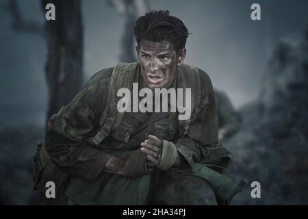 Hacksaw Ridge année : 2016 États-Unis / Australie Directeur : Mel Gibson Andrew Garfield Banque D'Images