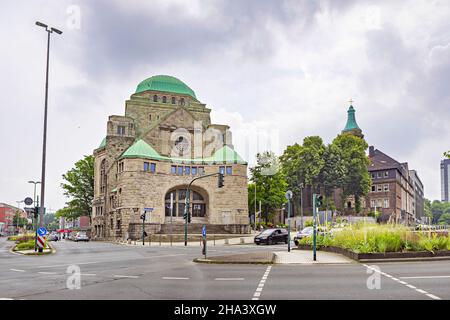 Ancienne synagogue d'Essen, Rhénanie-du-Nord-Westphalie, Allemagne Banque D'Images