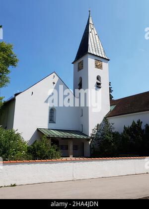 paroisse de grünwald, église st pierre et paul, église paroissiale catholique Banque D'Images