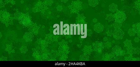 Belle bannière de noël avec flocons de neige.Joyeux Noël et bonne année bannière de bienvenue Banque D'Images