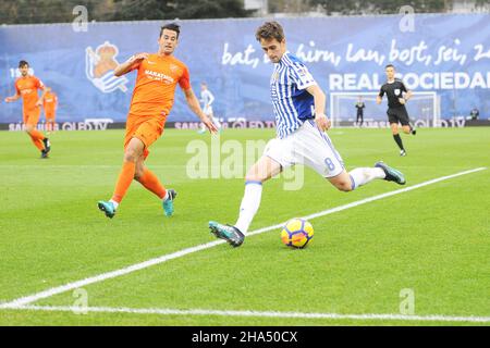 Adnan Januzaj, milieu de terrain de Real Sociedad (Credit image: © Julen Pascual Gonzalez) Banque D'Images