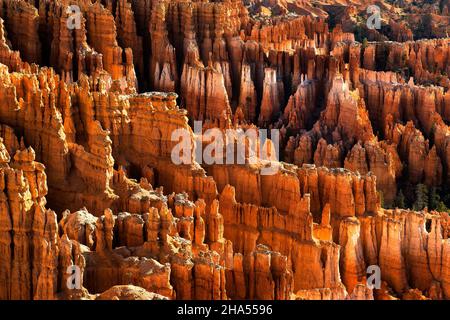 Inspiration point est l'une des plus spectaculaires vues sur le parc national de Bryce Canyon, Utah Banque D'Images