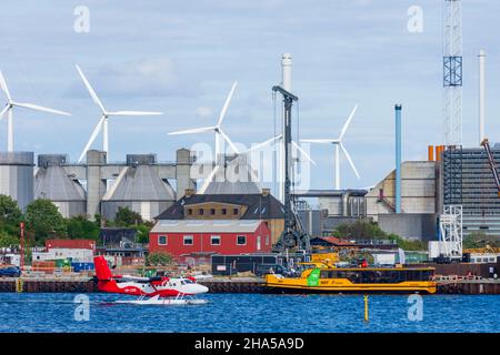 Copenhague, Koebenhavn: De Havilland Canada DHC-6 hydravion Twin Otter d'Aarhus en route vers København Vandflyveplads, en Zélande, Sealand, Sjaelland Banque D'Images