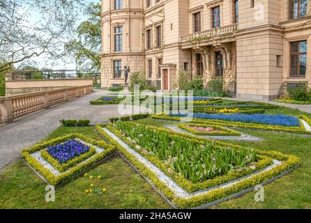 Schwerin Palace, Schwerin, Mecklenburg-Ouest Pomerania, Allemagne | Schwerin Castle, Schwerin, Mecklenburg-Ouest Pomerania, Allemagne Banque D'Images