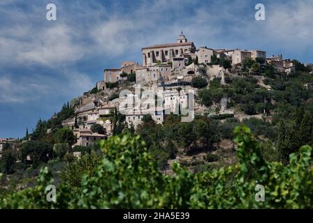 Village du Sud de la France, Provence, Lubéron Banque D'Images