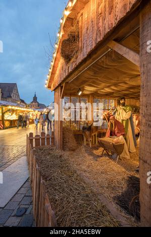 marché de noël de bayreuth Banque D'Images