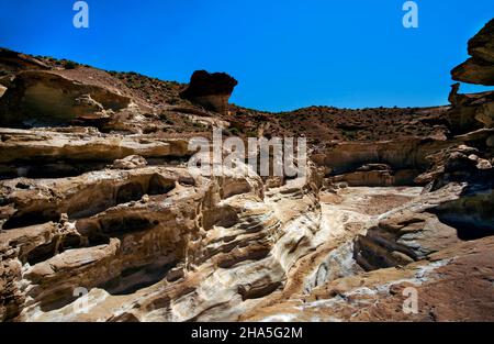 Wiregrass Canyon avec ses murs de grès blanc uniques, Glen Canyon National Recreation Area, Big Water, Utah Banque D'Images