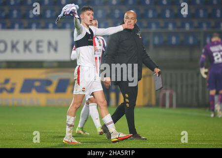 TILBURG, PAYS-BAS - JANVIER 10 : Nikolaos Michelis de Willem II réagit lors du match hollandais entre Willem II et SC Cambuur au Koning Willem II Stadion le 10 janvier 2021 à Tilburg, pays-Bas (photo de Geert van Erven/Orange Pictures) Banque D'Images