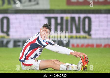 TILBURG, PAYS-BAS - JANVIER 10 : Nikolaos Michelis de Willem II semble abattu lors du match hollandais entre Willem II et SC Cambuur au Koning Willem II Stadion le 10 janvier 2021 à Tilburg, pays-Bas (photo de Geert van Erven/Orange Pictures) Banque D'Images