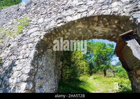 scharnitz,porta claudia fortification au col de scharnitz dans la région de seefeld,tirol,tyrol,autriche Banque D'Images