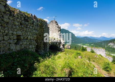 scharnitz,porta claudia fortification au col de scharnitz dans la région de seefeld,tirol,tyrol,autriche Banque D'Images