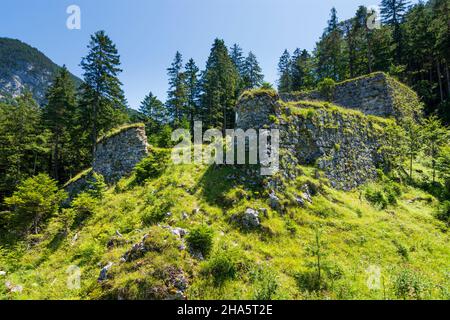 scharnitz,porta claudia fortification au col de scharnitz dans la région de seefeld,tirol,tyrol,autriche Banque D'Images