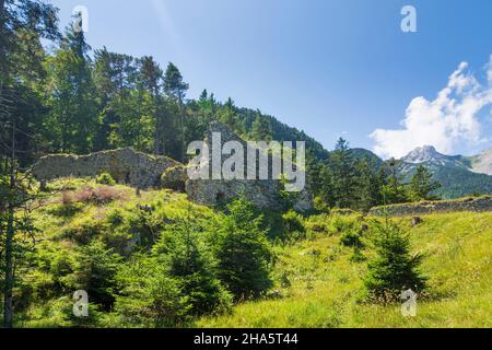 scharnitz,porta claudia fortification au col de scharnitz dans la région de seefeld,tirol,tyrol,autriche Banque D'Images