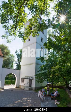 herrsching am ammersee,église erlöserkirche en haute-bavière,bavière,allemagne Banque D'Images