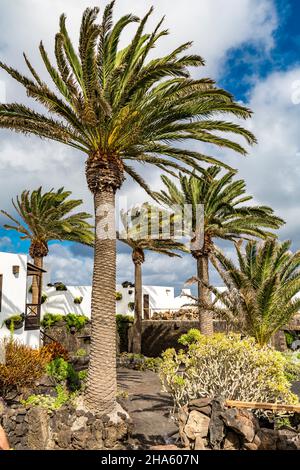 casa de los volcanes,maison des volcans,centre de recherche,centre d'information,jameos del agua,site artistique et culturel,construit par césar manrique,artiste espagnol de lanzarote,1919-1992,lanzarote,canaries,espagne,europe Banque D'Images