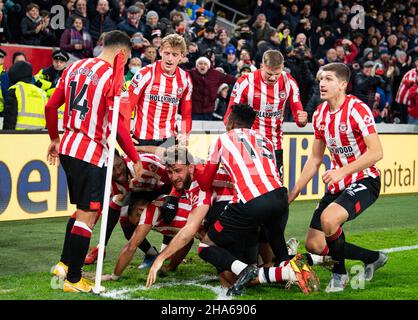 Brentford, Royaume-Uni.10th décembre 2021. Lors du match de la Premier League entre Brentford et Watford au stade communautaire de Brentford, Brentford, Angleterre, le 10 décembre 2021.Photo par Andrew Aleksiejczuk/Prime Media Images.Crédit : Prime Media Images/Alamy Live News Banque D'Images