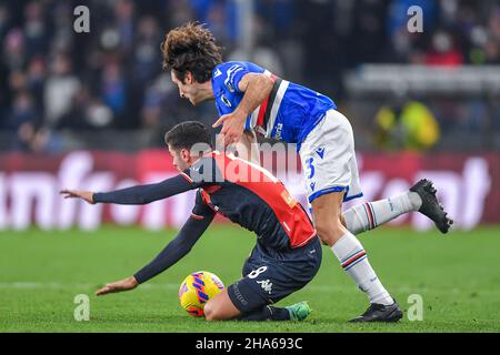 Genova, Italie.10th décembre 2021.BARTOSZ BERESZYNSKI (Sampdoria) pendant Gênes CFC vs UC Sampdoria, football italien série A match à Genova, Italie, décembre 10 2021 crédit: Agence de photo indépendante/Alamy Live News Banque D'Images