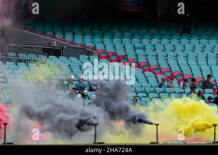 Sydney, Australie.11th décembre 2021.Vue générale du terrain avant le match entre Sydney Sixers et Hobart Hurricanes au Sydney Cricket Ground, le 11 décembre 2021, à Sydney, en Australie.(Usage éditorial seulement) Credit: Izhar Ahmed Khan/Alay Live News Banque D'Images