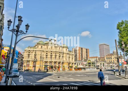 Paysage urbain de Bilbao, HDR image Banque D'Images