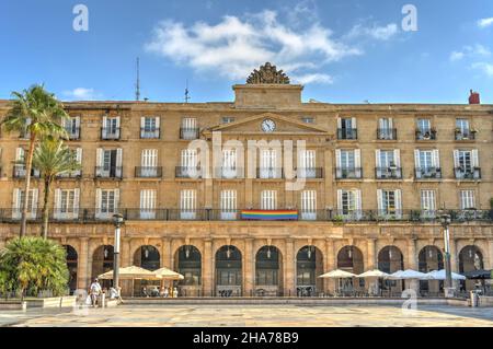 Paysage urbain de Bilbao, HDR image Banque D'Images