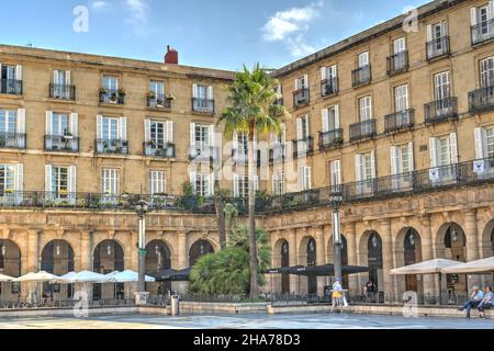 Paysage urbain de Bilbao, HDR image Banque D'Images