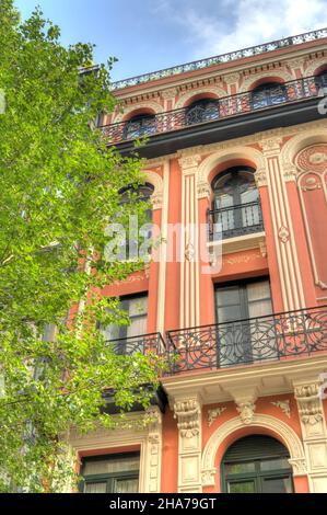 Paysage urbain de Bilbao, HDR image Banque D'Images