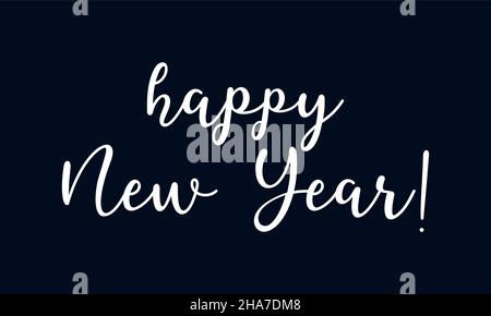 Devis DE BONNE ANNÉE esquissé à la main.Lettrage pour affiche, autocollant, prospectus, en-tête, carte,publicité, annonce. Illustration de Vecteur