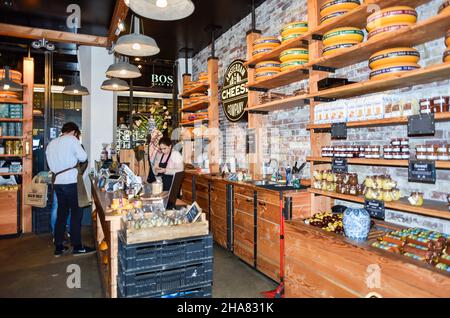 AMSTERDAM, PAYS-BAS - 9 NOVEMBRE 2019 : Amsterdam Cheese Company Banque D'Images