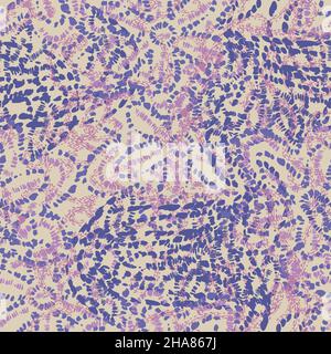 motif vectoriel sans couture à motif fleuri en pointillés stylisés textural Illustration de Vecteur