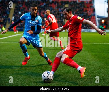 Londres, Royaume-Uni.01st févr. 2018.LONDRES, Royaume-Uni, DÉCEMBRE 11: Theo Archibald (en prêt de Lincoln City) de Leyton Orient pendant Sky Bet League 2 entre Leyton Orient et Crawley Town à Brisbane Road, Londres le 11th décembre 2021 crédit: Action Foto Sport/Alay Live News Banque D'Images