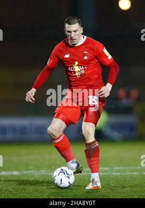 Londres, Royaume-Uni.01st févr. 2018.LONDRES, Royaume-Uni, DÉCEMBRE 11: Lors de la deuxième Sky Bet League entre Leyton Orient et Crawley Town à Brisbane Road, Londres, le 11th décembre 2021 crédit: Action Foto Sport/Alay Live News Banque D'Images