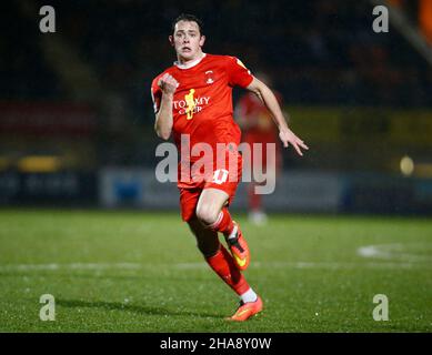 Londres, Royaume-Uni.01st févr. 2018.LONDRES, Royaume-Uni, DÉCEMBRE 11:Theo Archibald (en prêt de Lincoln City) de Leyton Orient pendant Sky Bet League 2 entre Leyton Orient et Crawley Town à Brisbane Road, Londres le 11th décembre 2021 crédit: Action Foto Sport/Alay Live News Banque D'Images