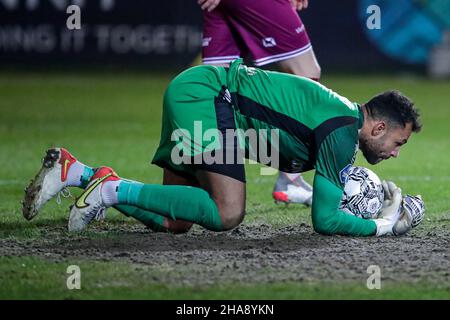 UTRECHT, PAYS-BAS - DÉCEMBRE 11: Gardien de but Warner Hahn de Vas-y Eagles pendant le match néerlandais Eredivisie entre le FC Utrecht et Vas-y Eagles à Galgenwaard le 11 décembre 2021 à Utrecht, pays-Bas (photo de Broer van den Boom/Orange Pictures) Banque D'Images