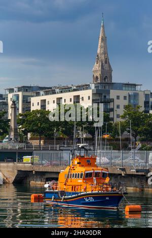 Canot de sauvetage, Dun Laoghaire, Comté de Dublin, Irlande Banque D'Images