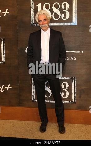 11 décembre 2021 - Las Vegas, NV - Sam Elliott.Première mondiale tapis rouge pour 1883, Une histoire d'origine de Yellowstone, au Wynn Las Vegas.(Image de crédit : © MJT/AdMedia via ZUMA Press Wire) Banque D'Images