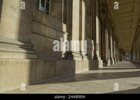 Old Royal Naval College la pièce maîtresse de Maritime Greenwich.Style architectural baroque anglais. Banque D'Images