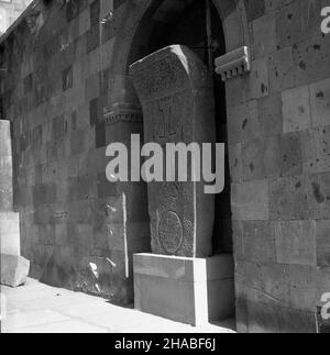 Arménie, 1969.NZ. Ormiañski chaczkar. kw PAP/Tadeusz Olszewski Dok³adny miesi¹c i dzieñ wydarzenia nieustalone.Arménie, 1969.Photo : une croix arménienne. kw PAP/Tadeusz Olszewski Banque D'Images