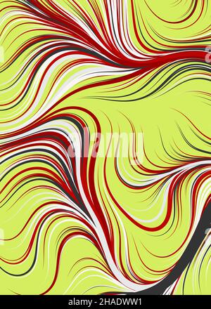Résumé Perlinnoise Illustration géométrique de calcul génératif Illustration de Vecteur